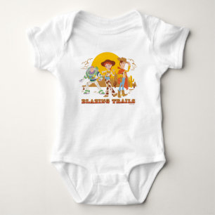 Toy Story Buzz, Jessie, Woody "Blazing Trails" Baby Bodysuit