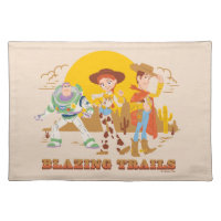 Toy Story Buzz, Jessie, Woody "Blazing Trails"
