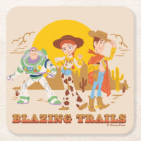 Toy Story Buzz, Jessie, Woody "Blazing Trails"