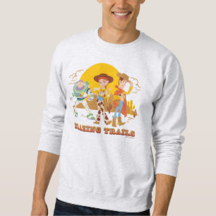 Toy Story Buzz, Jessie, Woody "Blazing Trails" Sweatshirt
