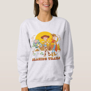 Toy Story Buzz, Jessie, Woody "Blazing Trails" Sweatshirt