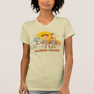 Toy Story Buzz, Jessie, Woody "Blazing Trails" T-Shirt