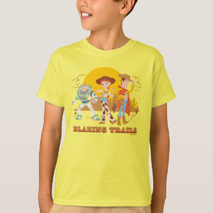 Toy Story Buzz, Jessie, Woody "Blazing Trails" T-Shirt