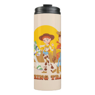 Toy Story Buzz, Jessie, Woody "Blazing Trails" Thermal Tumbler
