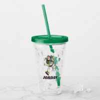 Double Wall Acrylic Tumbler with Straw (16 Oz., 6.25)