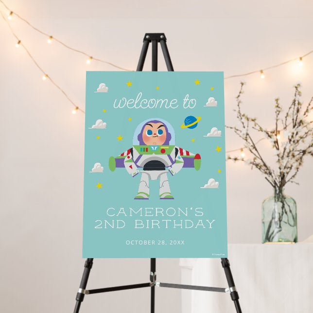 Toy Story | Buzz Lightyear Birthday Foam Board (In Situ (Stand))