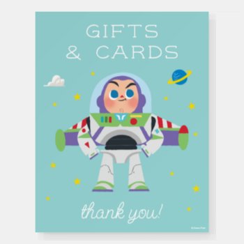 Toy Story | Buzz Lightyear Birthday Gift Table Foam Board by ToyStory at Zazzle