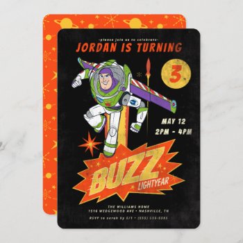 Toy Story | Buzz Lightyear Birthday Invitation by ToyStory at Zazzle