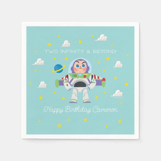 Toy Story | Buzz Lightyear Birthday Napkins (Front)