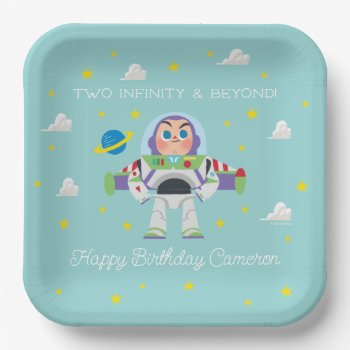 Toy Story | Buzz Lightyear Birthday Paper Plates by ToyStory at Zazzle