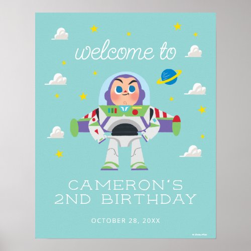 Toy Story  Buzz Lightyear Birthday Poster