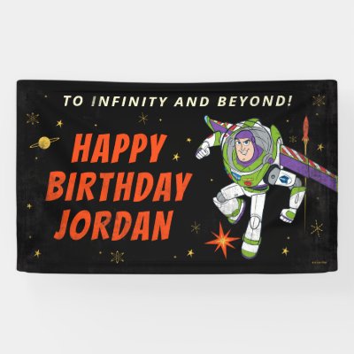 Pastel Toy Story, 2 Infinity and Beyond Birthday Banner