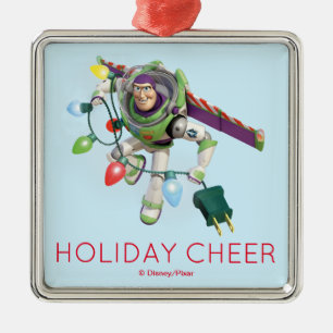 Toy Story   Buzz Lightyear Decorating Christmas Metal Ornament