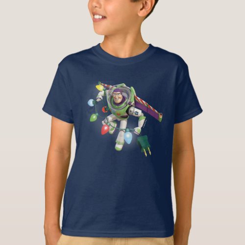 Toy Story  Buzz Lightyear Decorating Christmas T_Shirt