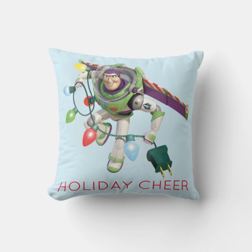 Toy Story  Buzz Lightyear Decorating Christmas Throw Pillow