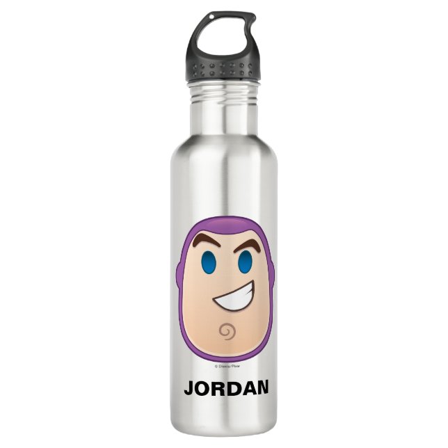 Toy Story | Buzz Lightyear Emoji Stainless Steel Water Bottle (Front)