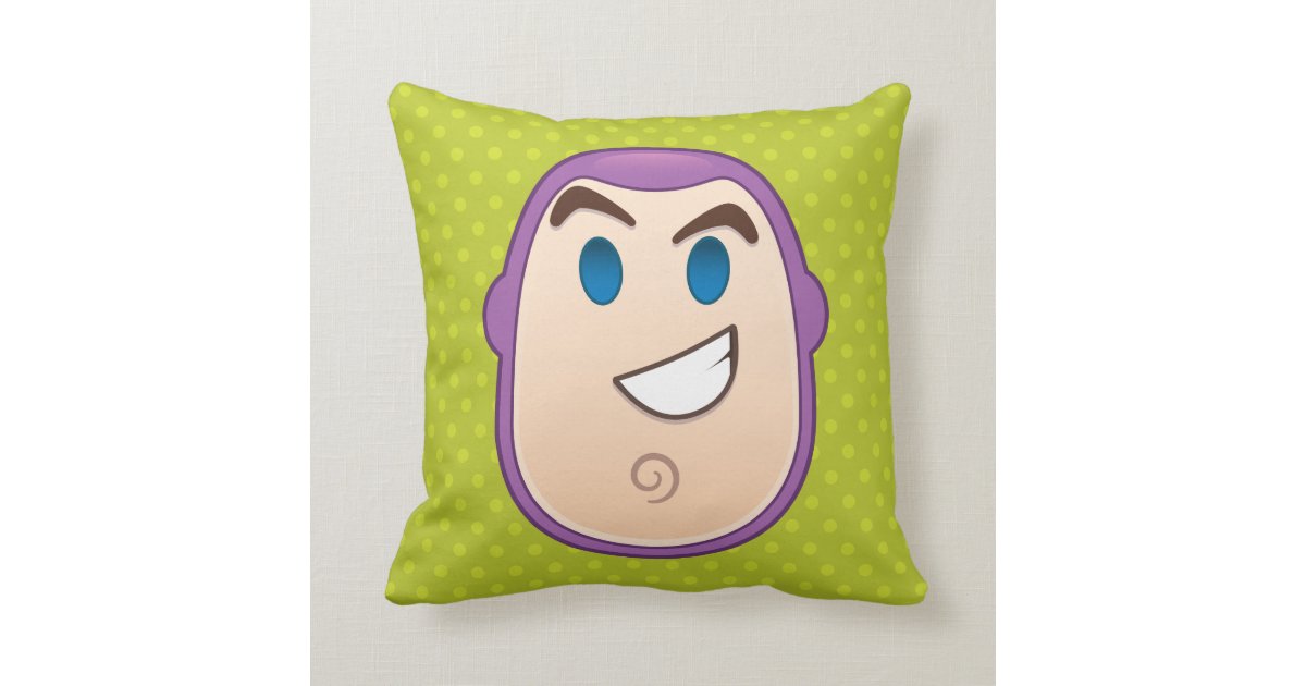 Toy Story Buzz Lightyear Emoji Throw Pillow Zazzle Com