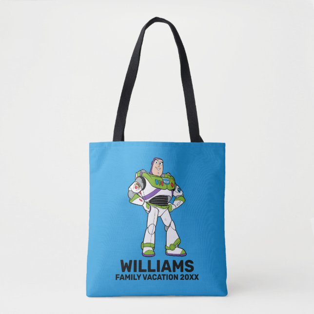 Toy Story Buzz Lightyear | Family Vacation Tote Bag (Front)