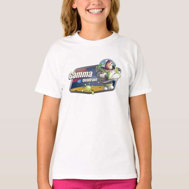 Toy Story Buzz Lightyear Gamma Quadrant logo T-Shirt (Front)