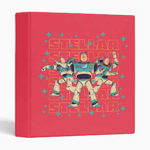 Toy Story Buzz Lightyear "STELLAR" 3 Ring Binder