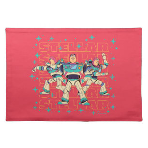 Toy Story Buzz Lightyear "STELLAR" Cloth Placemat