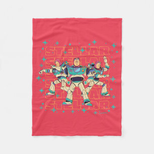 Toy Story Buzz Lightyear "STELLAR" Fleece Blanket