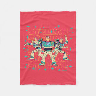 Toy Story Buzz Lightyear "STELLAR" Fleece Blanket