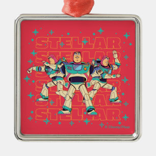 Toy Story Buzz Lightyear "STELLAR" Metal Ornament