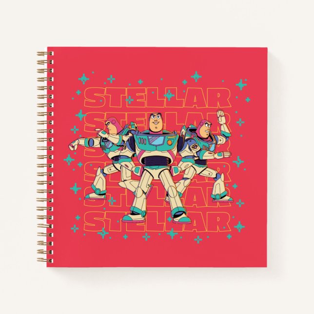 Toy Story Buzz Lightyear "STELLAR" Notebook (Front)