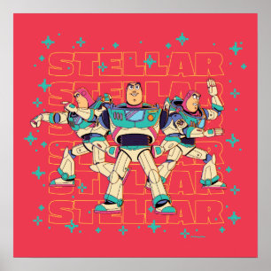 Toy Story Buzz Lightyear "STELLAR" Poster