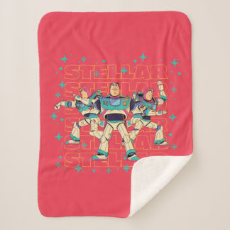 Toy Story Buzz Lightyear "STELLAR" Sherpa Blanket