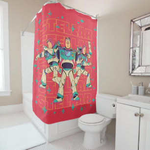 Toy Story Buzz Lightyear "STELLAR" Shower Curtain