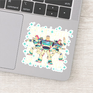 Toy Story Buzz Lightyear "STELLAR" Sticker