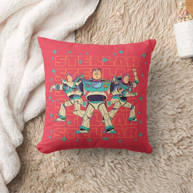 Toy Story Buzz Lightyear "STELLAR" Throw Pillow (Blanket)