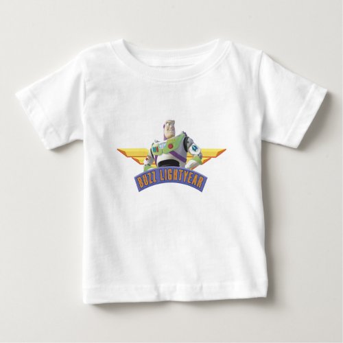 Toy Story Buzz Lightyear wings button pin Baby T_Shirt