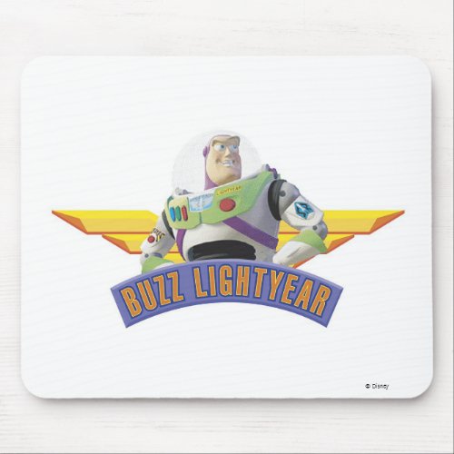 Toy Story Buzz Lightyear wings button pin Mouse Pad
