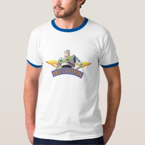 Toy Story Buzz Lightyear wings button pin T_Shirt