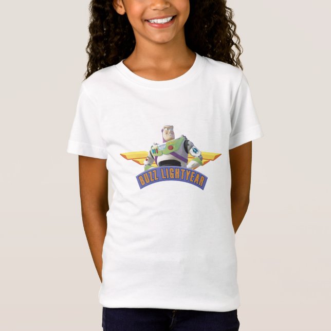 Toy Story Buzz Lightyear wings button pin T-Shirt (Front)