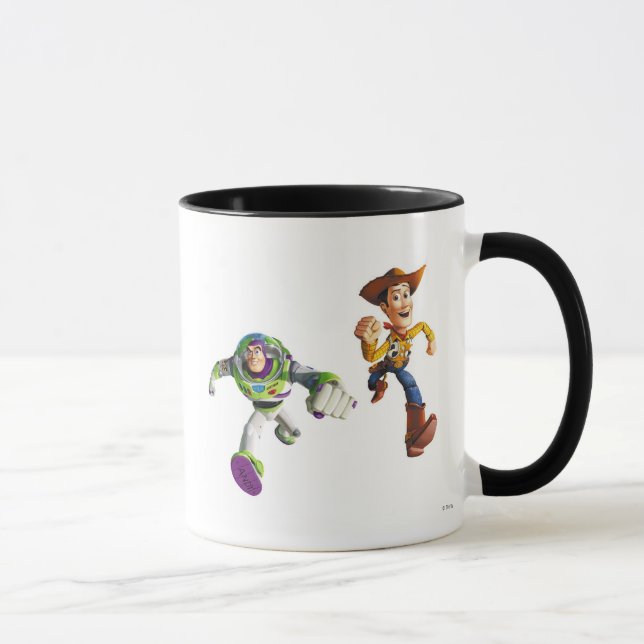 Toy Story Buzz Lightyear Woody running Mug (Right)