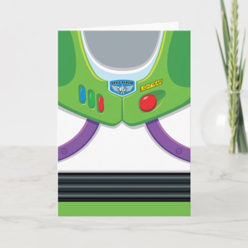 Toy Story  Buzz Lightyears Space Ranger Suit Card