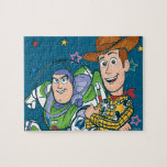 Toy Story | Buzz & Woody Jigsaw Puzzle<br><div class="desc">Check out this fun Toy Story design featuring Buzz and Woody!</div>