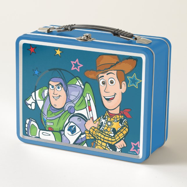  Toy Story | Buzz & Woody Metal Lunch Box (Front)