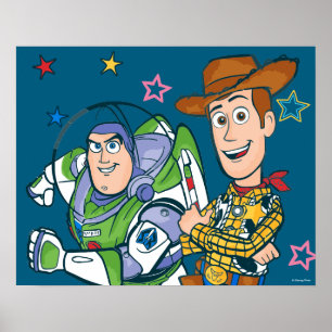  Toy Story   Buzz & Woody Poster