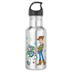 Toy Story Buzz & Woody Stainless Steel Water Bottle