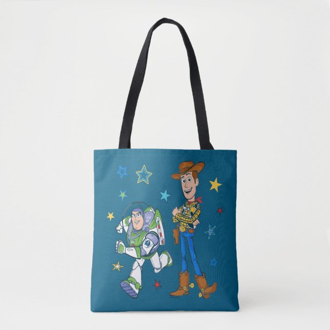  Toy Story | Buzz & Woody Tote Bag (Front)
