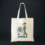 Toy Story | Buzz & Woody Tote Bag<br><div class="desc">Check out this fun Toy Story design featuring Buzz and Woody!</div>