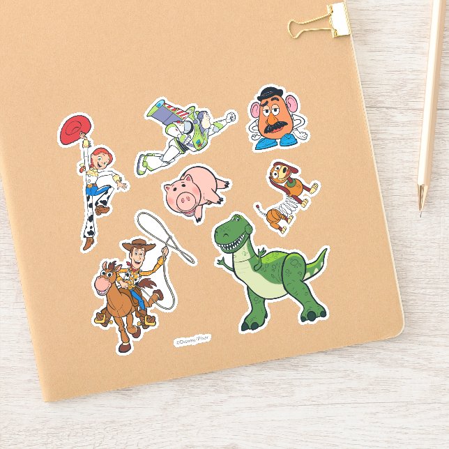 ■スタンプアートギャラリー　TOY STORY Toy Story Cartoon Character Art Sticker | Zazzle