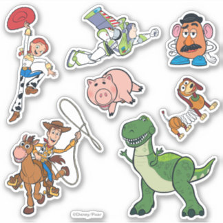 Toy Story Cartoon Character Art Sticker