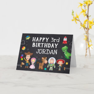 Toy Story Chalkboard Birthday Card