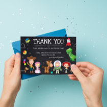 Toy Story Chalkboard Birthday | Thank You Invitation